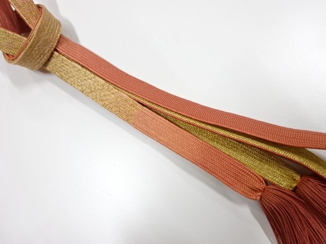 JAPANESE KIMONO / TWISTED TASSEL HAND-TIED OBIJIME